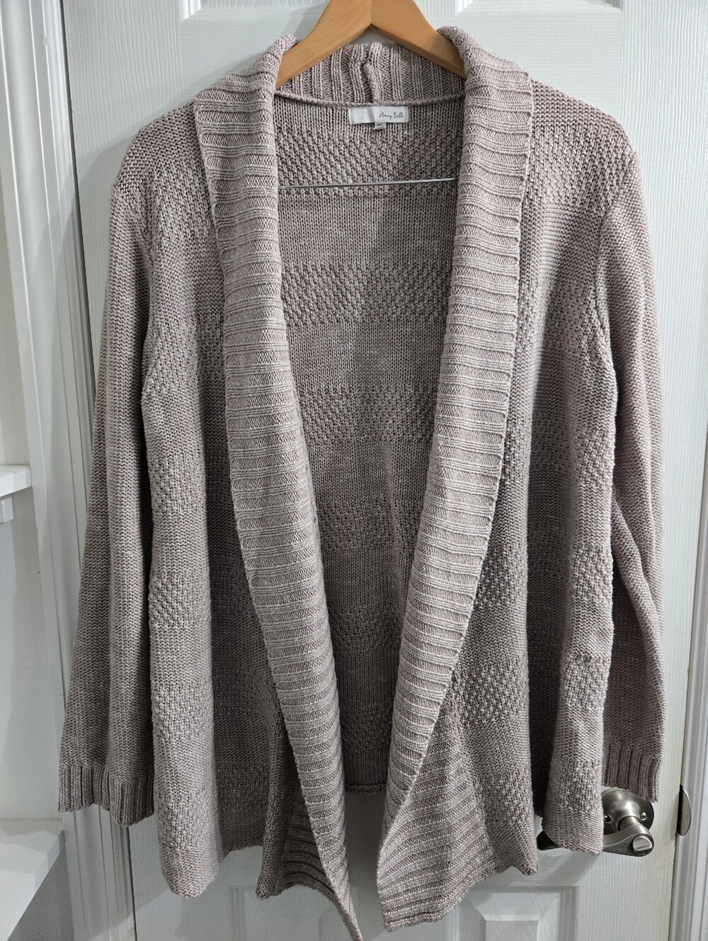 Honey Belle Lavender Open Cardigan Sweater Sz XXL EUC Like New